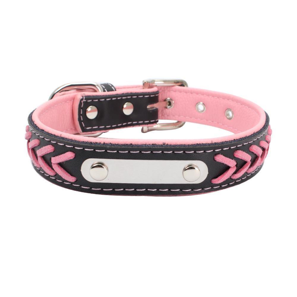 Arrow Pattern Dog Collar (Pink) - PawdyGuard