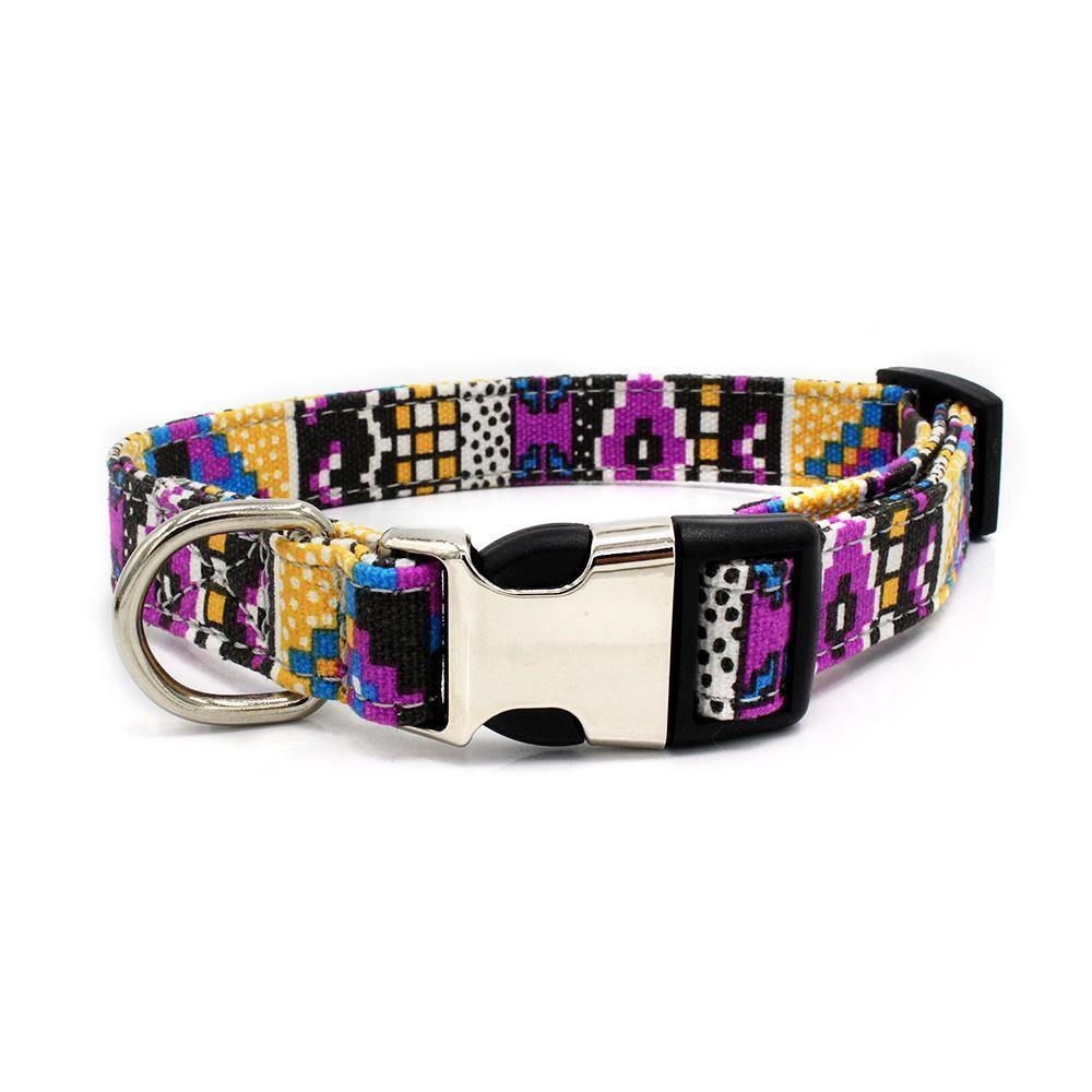 Tribal Style Dog Collar (Purple) - PawdyGuard