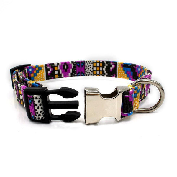 Tribal Style Dog Collar (Purple) - PawdyGuard