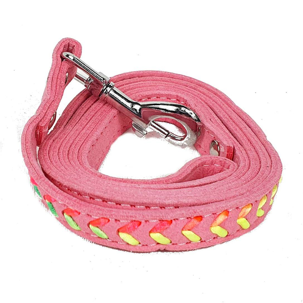 Wave Pattern Dog Leash (Pink)