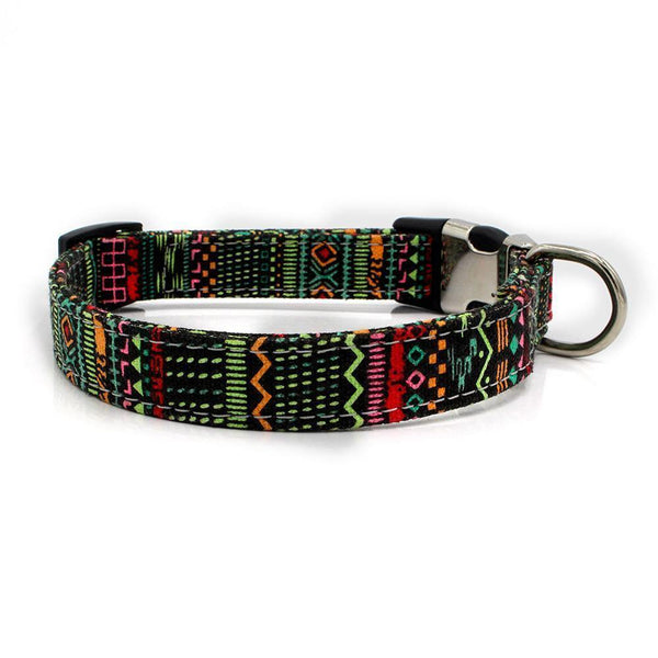 Tribal Style Dog Collar (Black) - PawdyGuard