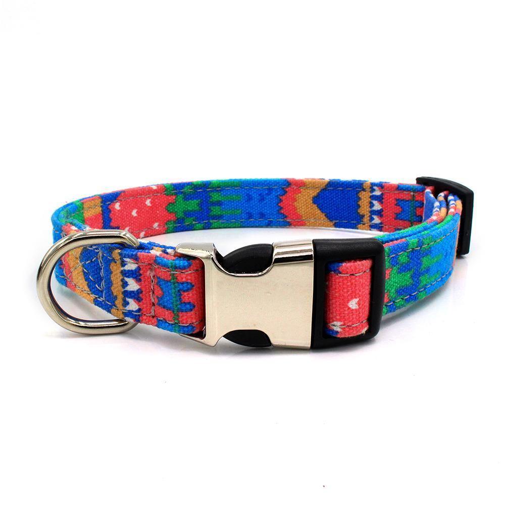 Tribal Style Dog Collar (Blue) - PawdyGuard